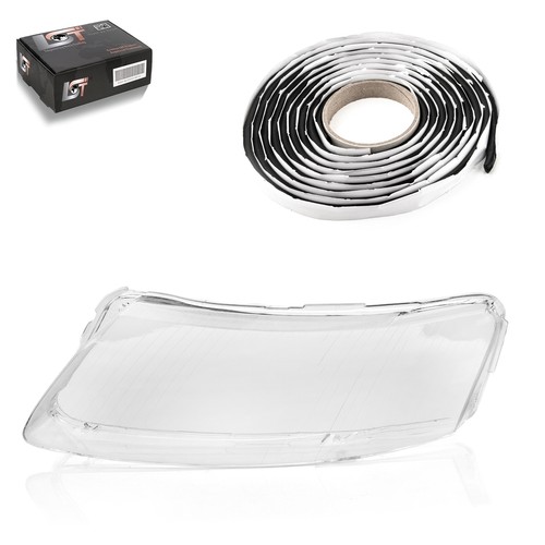 Headlight lens left xenon - headlight,