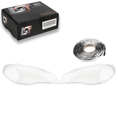 Headlight glass xenon - 2x,