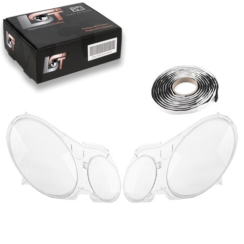 Headlight glass left - glass, right