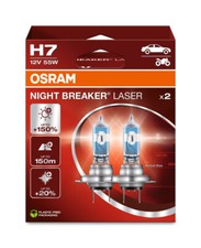 2X H7 OSRAM NEW NIGHT BREAKER