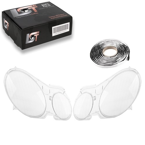 Headlight glass left - 2x,